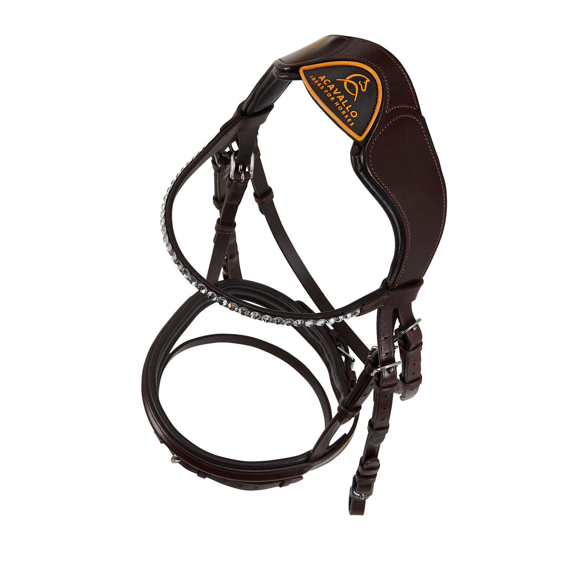 Acavallo Cupido Bridle Calfskin #colour_brown