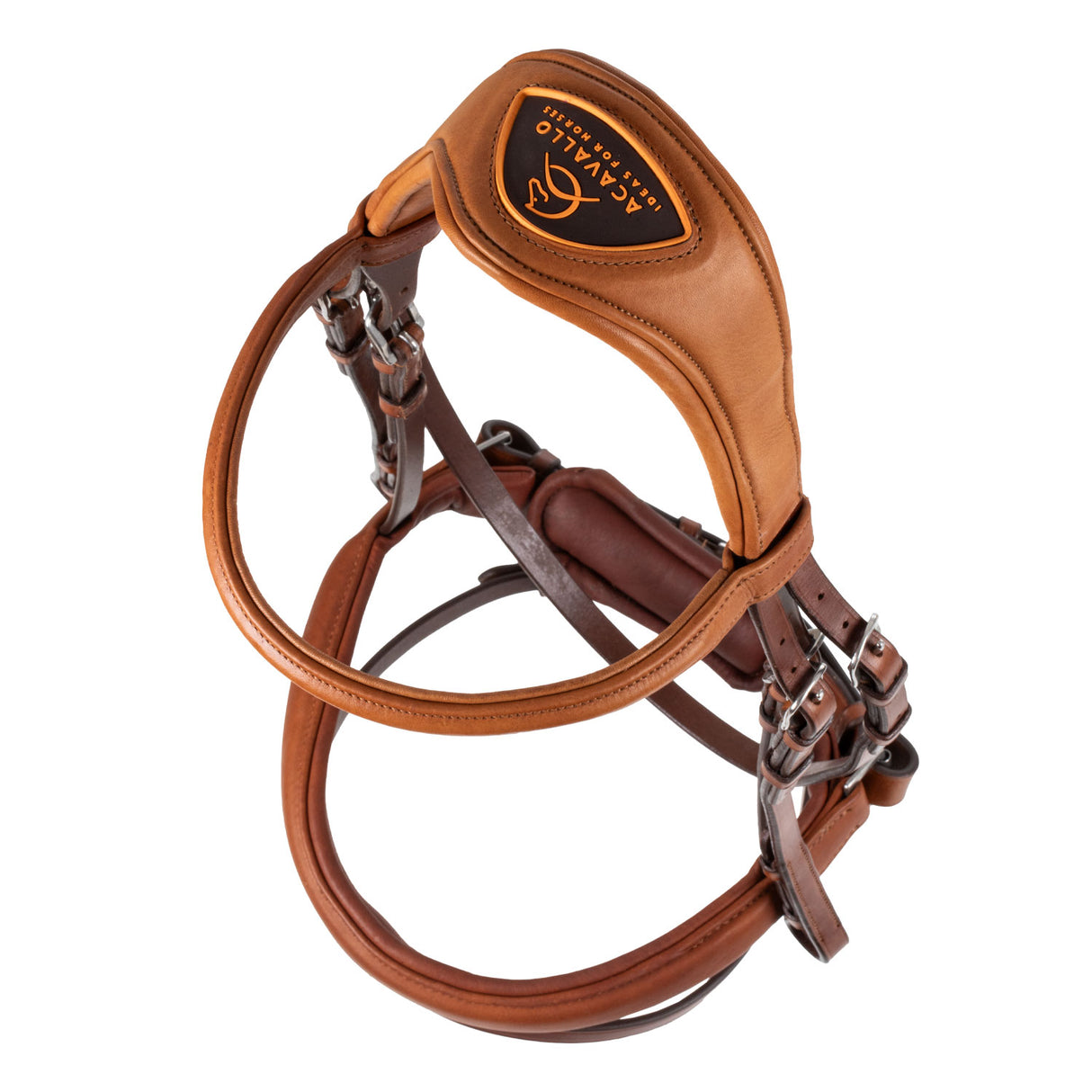 Acavallo Filosofia Bridle Calfskin #colour_cognac