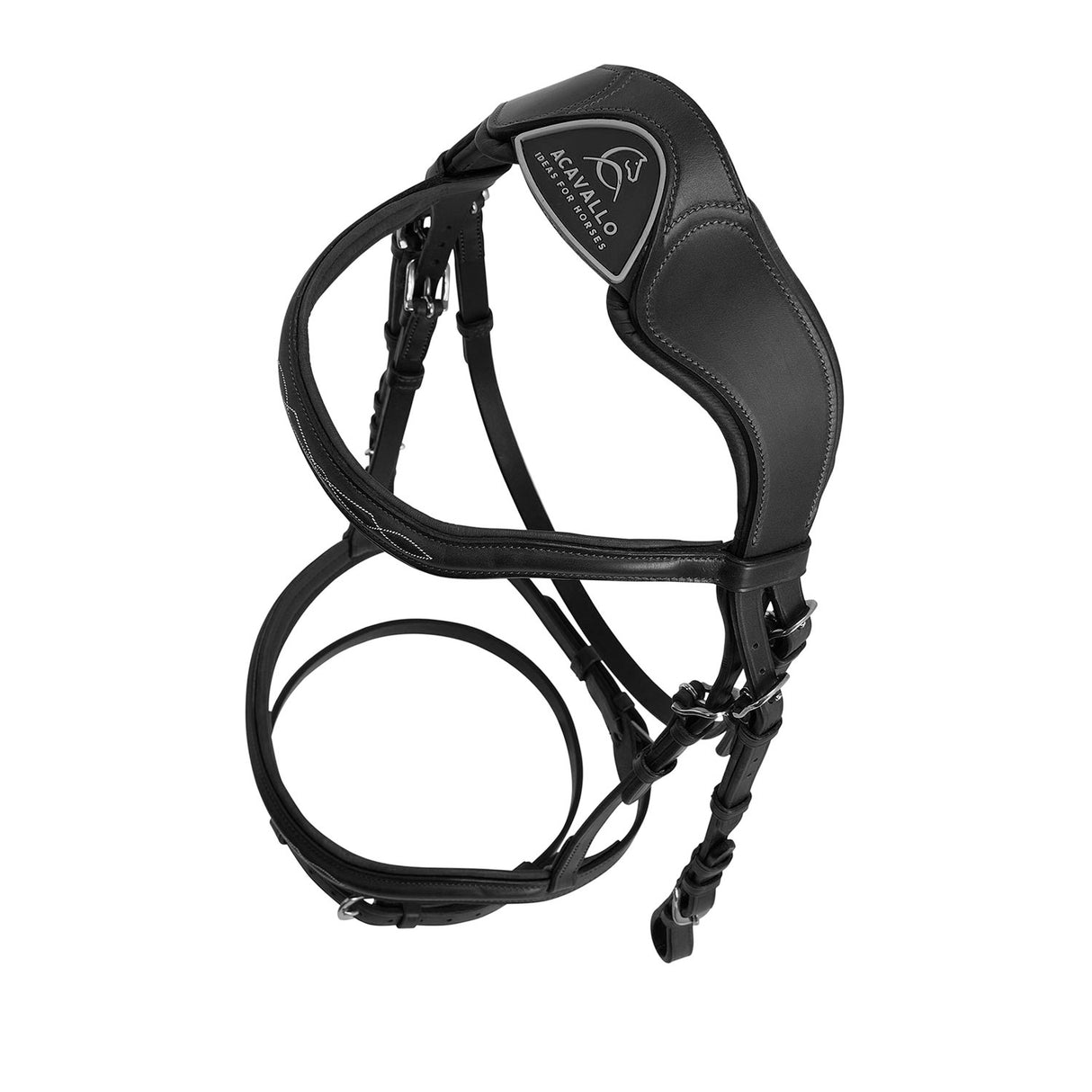 Acavallo Amazzone Bridle Calfskin #colour_black