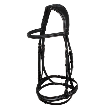 Acavallo Guernica Calfskin Bridle #colour_black