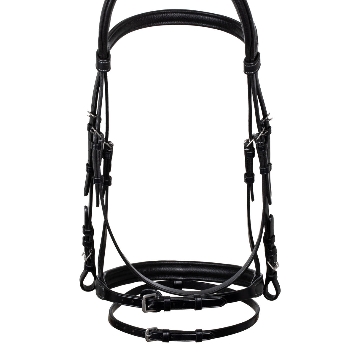 Acavallo Guernica Calfskin Bridle #colour_black