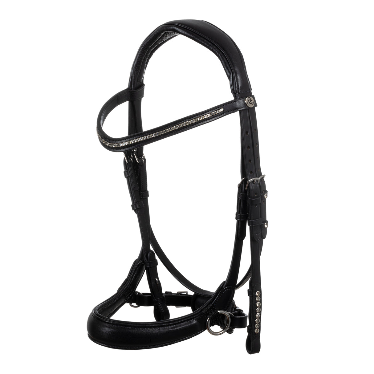 Acavallo Sunset Bridle Calfskin #colour_black