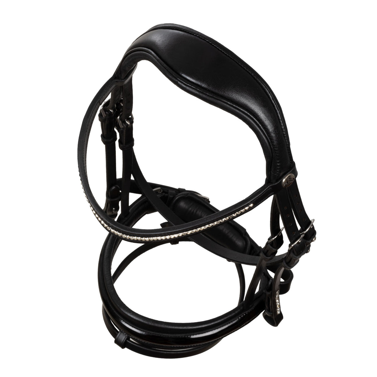 Acavallo Olympia Bridle Calfskin #colour_black
