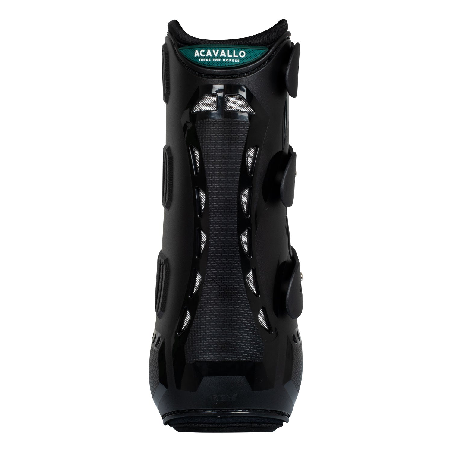 Acavallo Anatomical Front Dressage Boots #colour_black