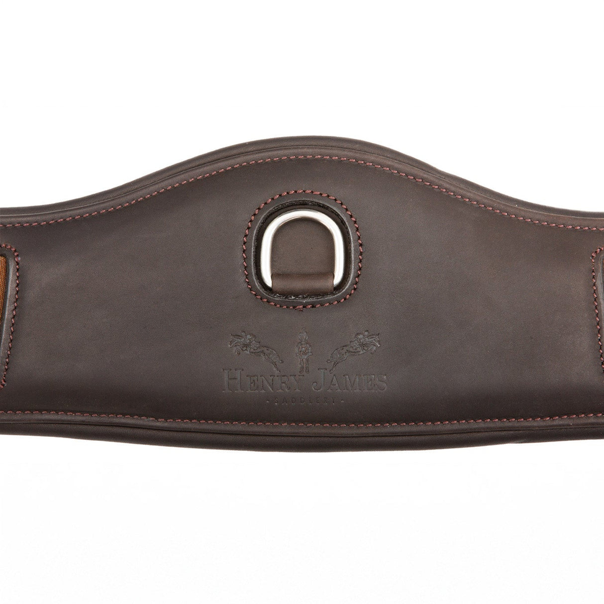 Henry James Curved Anatomic Short Girth #colour_havana-brown