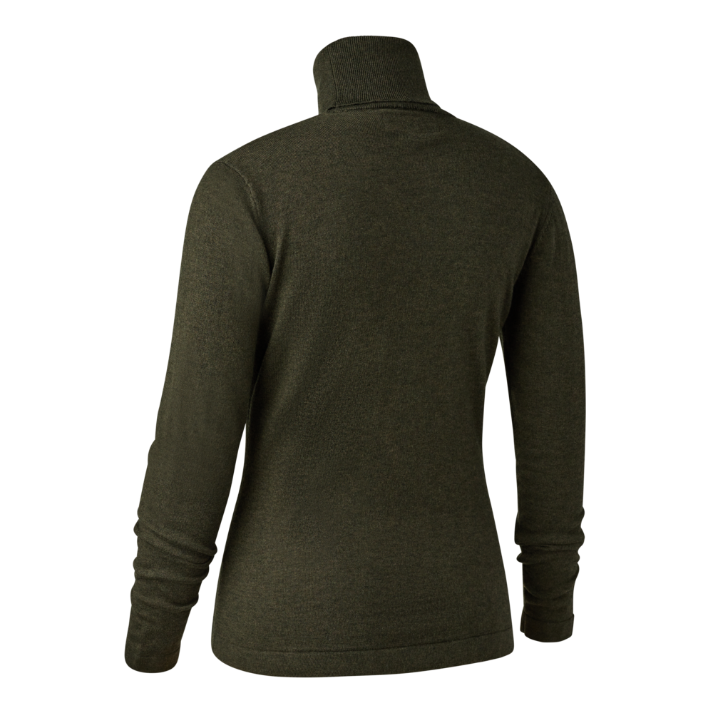Deerhunter Women's Darlington Roll Neck #colour_green-melange