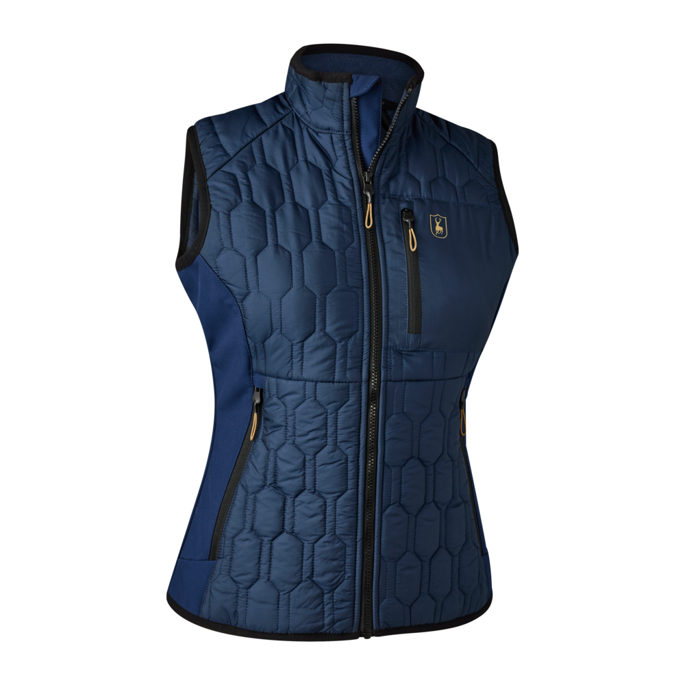 Deerhunter Women's Mossdale Quilted Waistcoat #colour_dress-blues