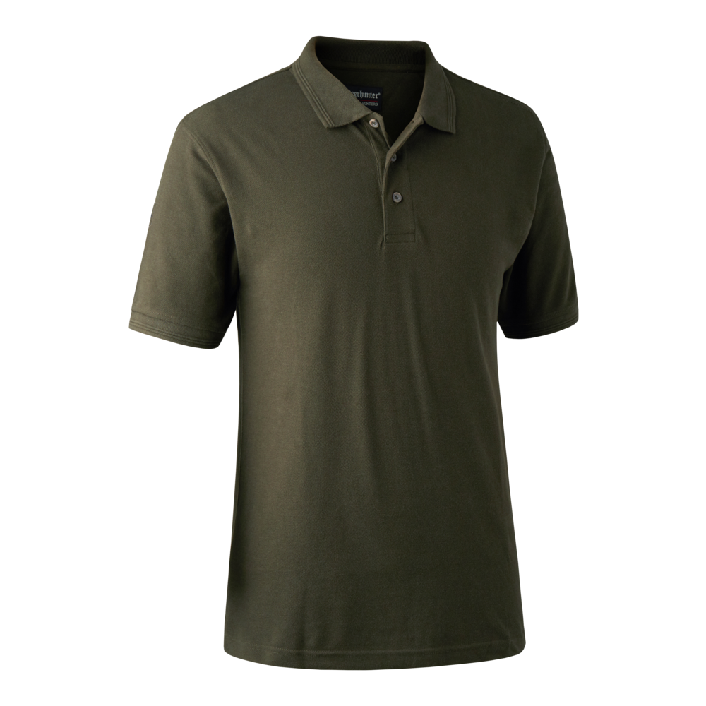 Deerhunter Men's Redding Polo Shirt #colour_bark-green