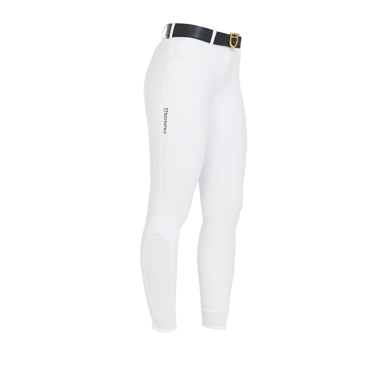 Equestro Women's Slim Fit Grip Breeches With Logo