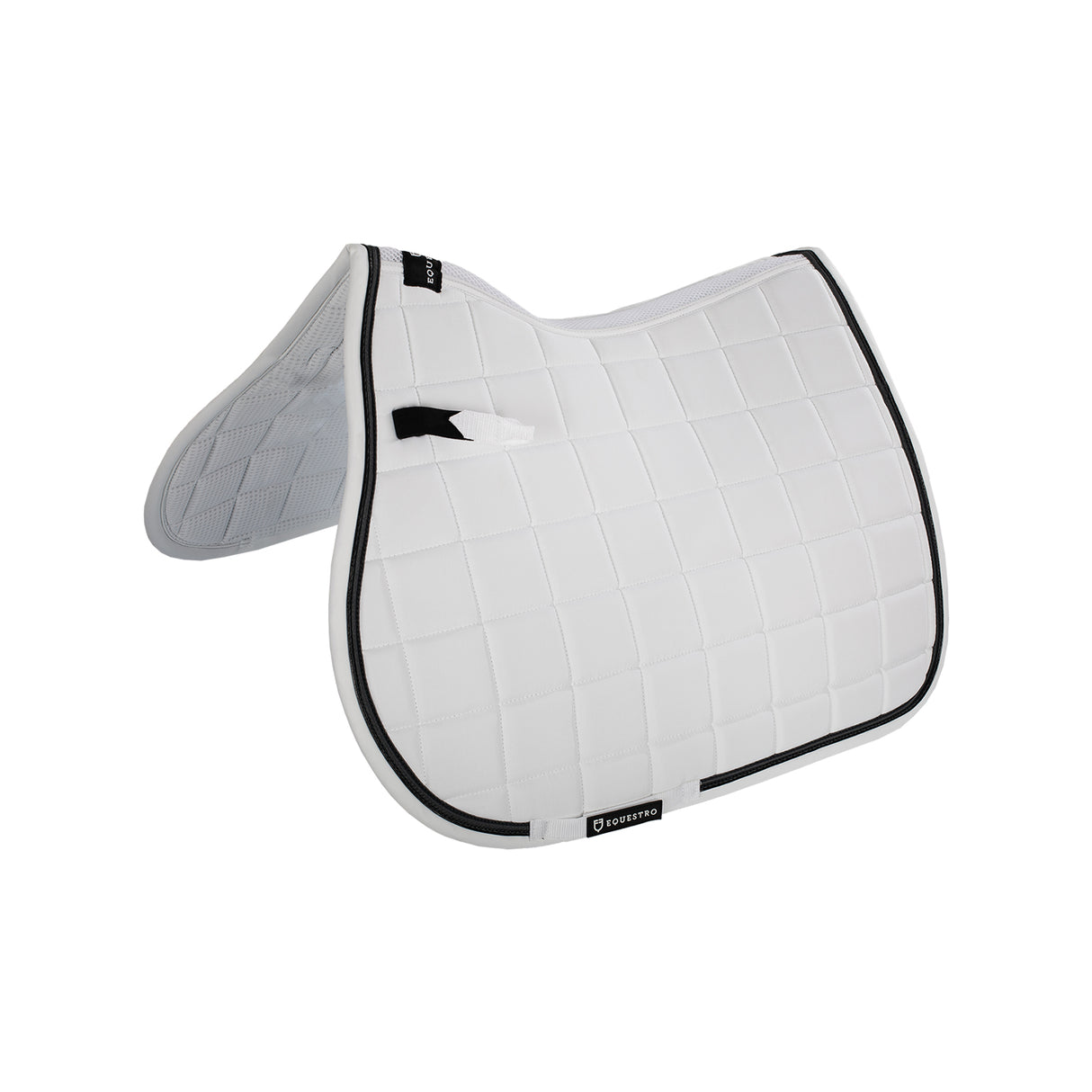 Equestro Shaped Jumping Saddle Pad #colour_white
