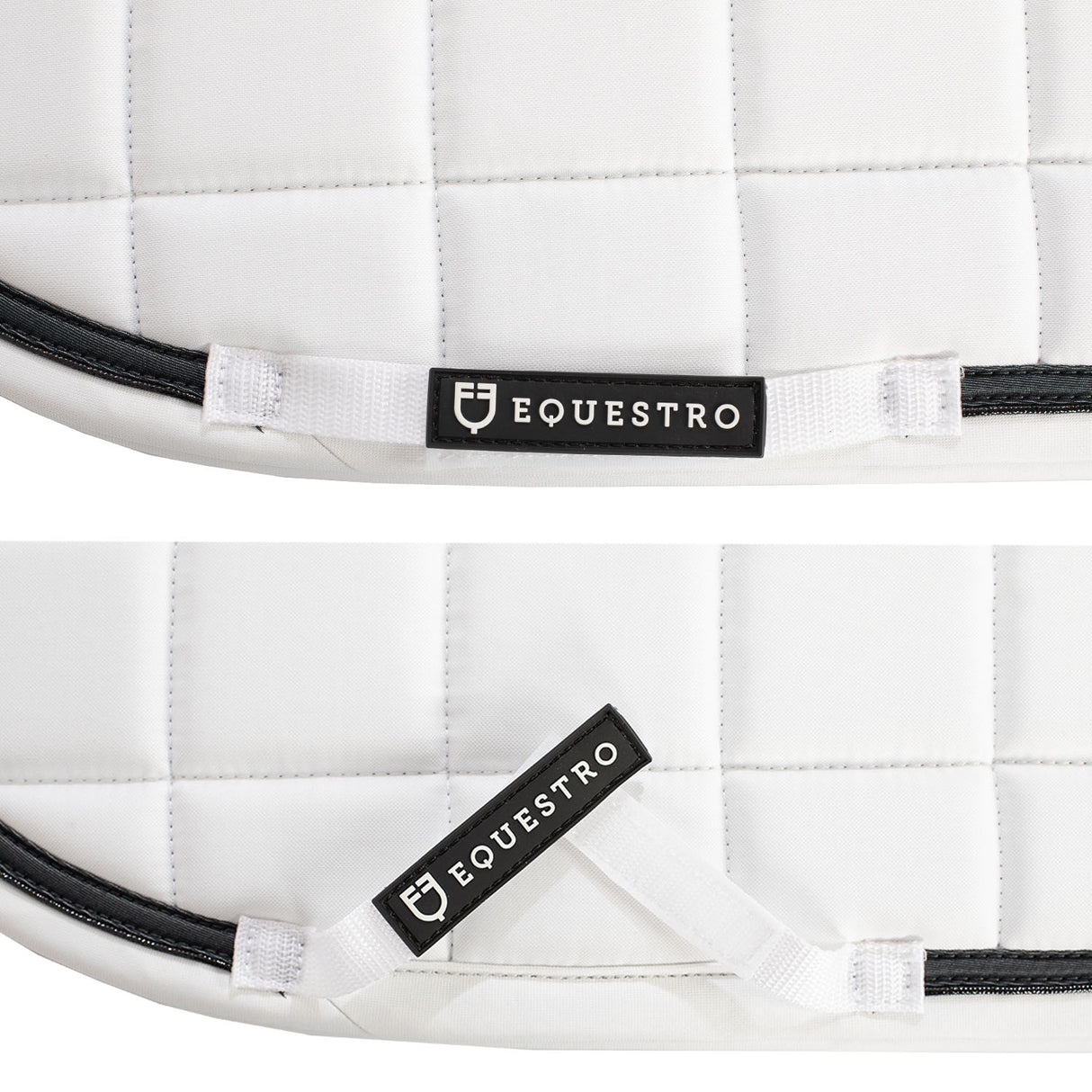 Equestro Shaped Jumping Saddle Pad #colour_white