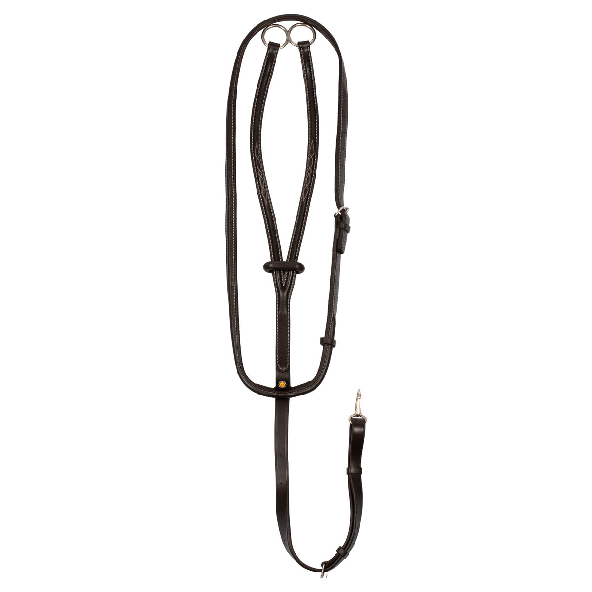 Equestro Collier Martingale With Contrast Stitching