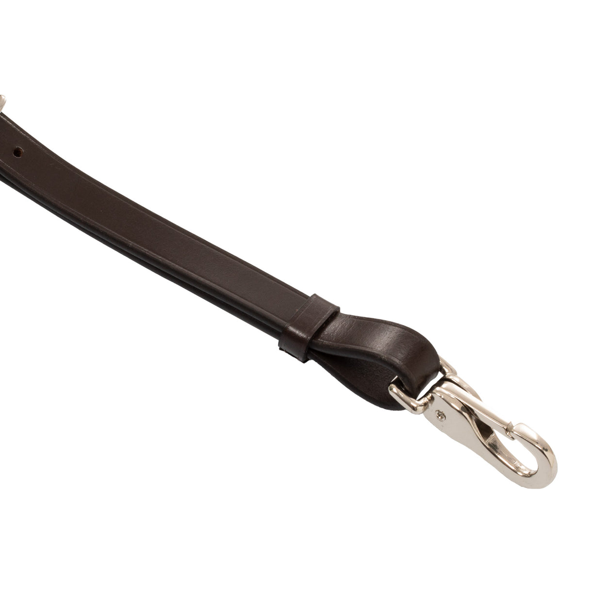 Equestro Martingale Leather Silver Seams #colour_brown