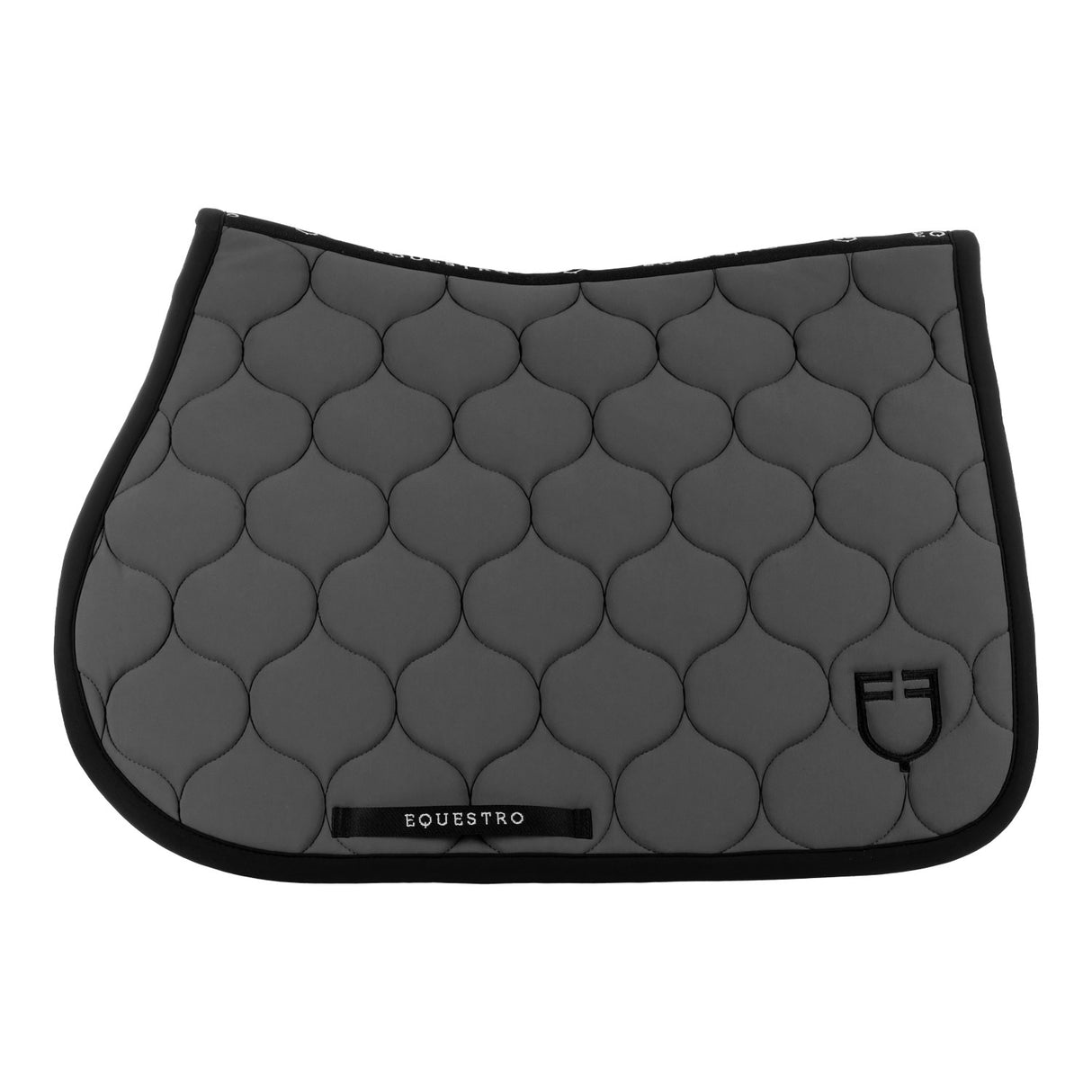 Equestro Jumping Saddle Pad With Onion Quilting