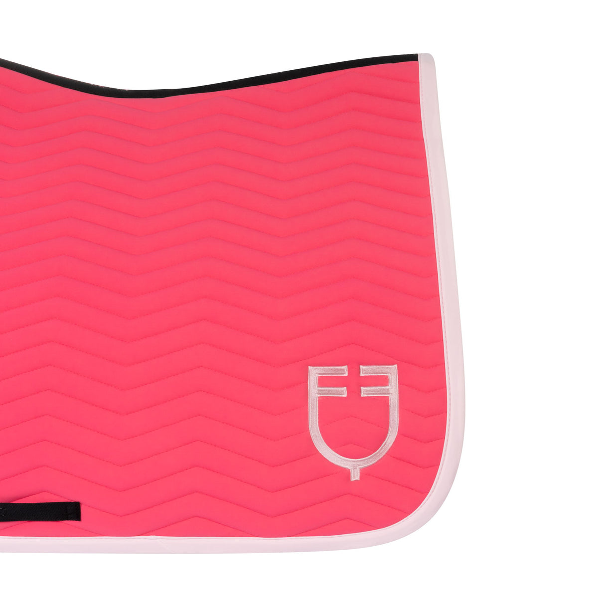 Equestro Wave Quilting Dressage Saddle Pad In Technical Fabric