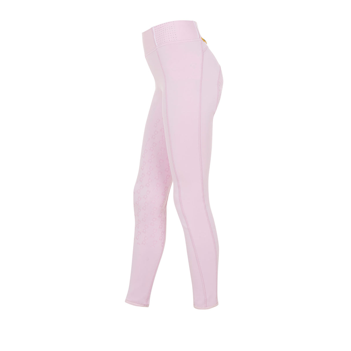 Equestro Women's Slim Fit High-Waisted Leggings with Rhinestones