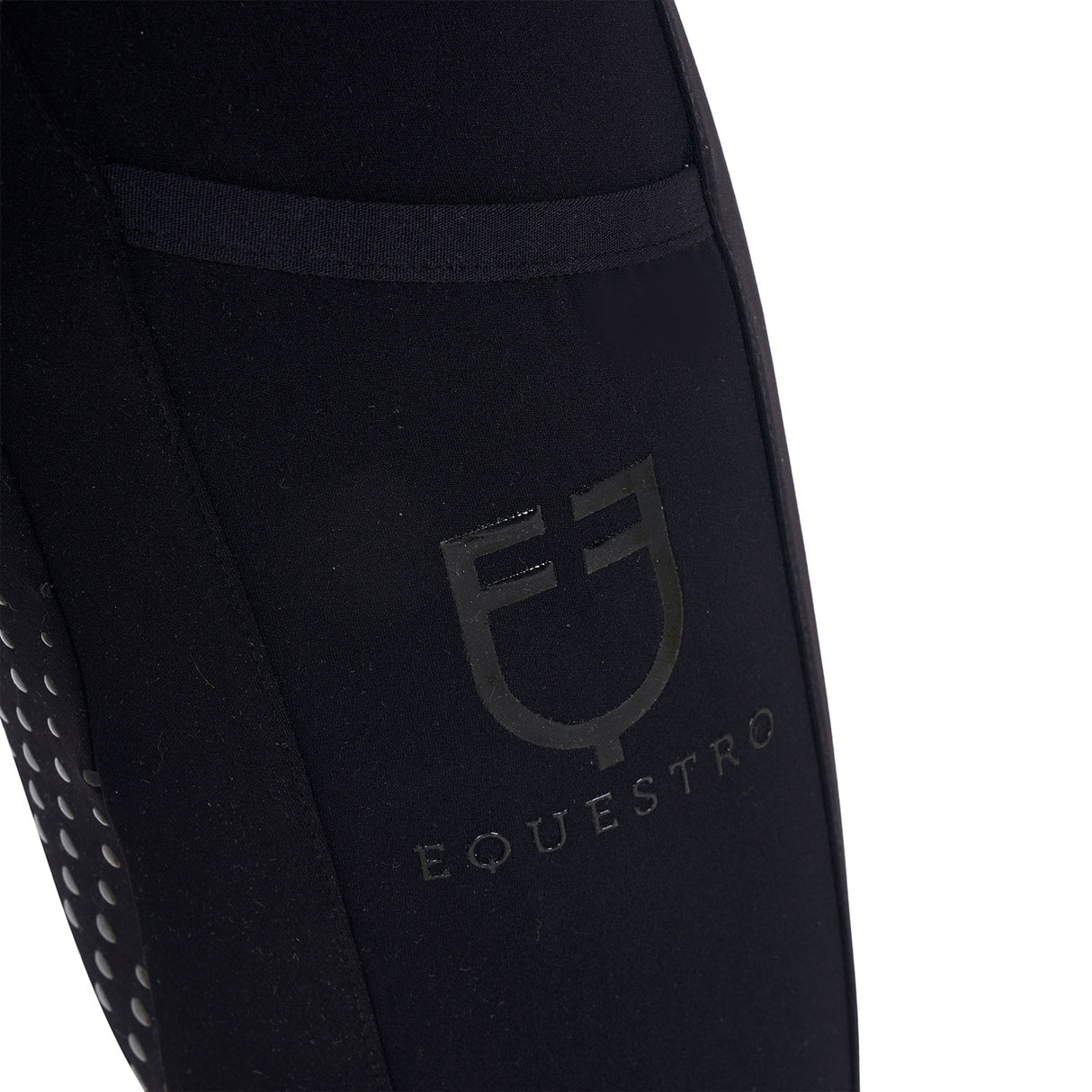 Equestro Girls' Leggings With Perforated Decorations