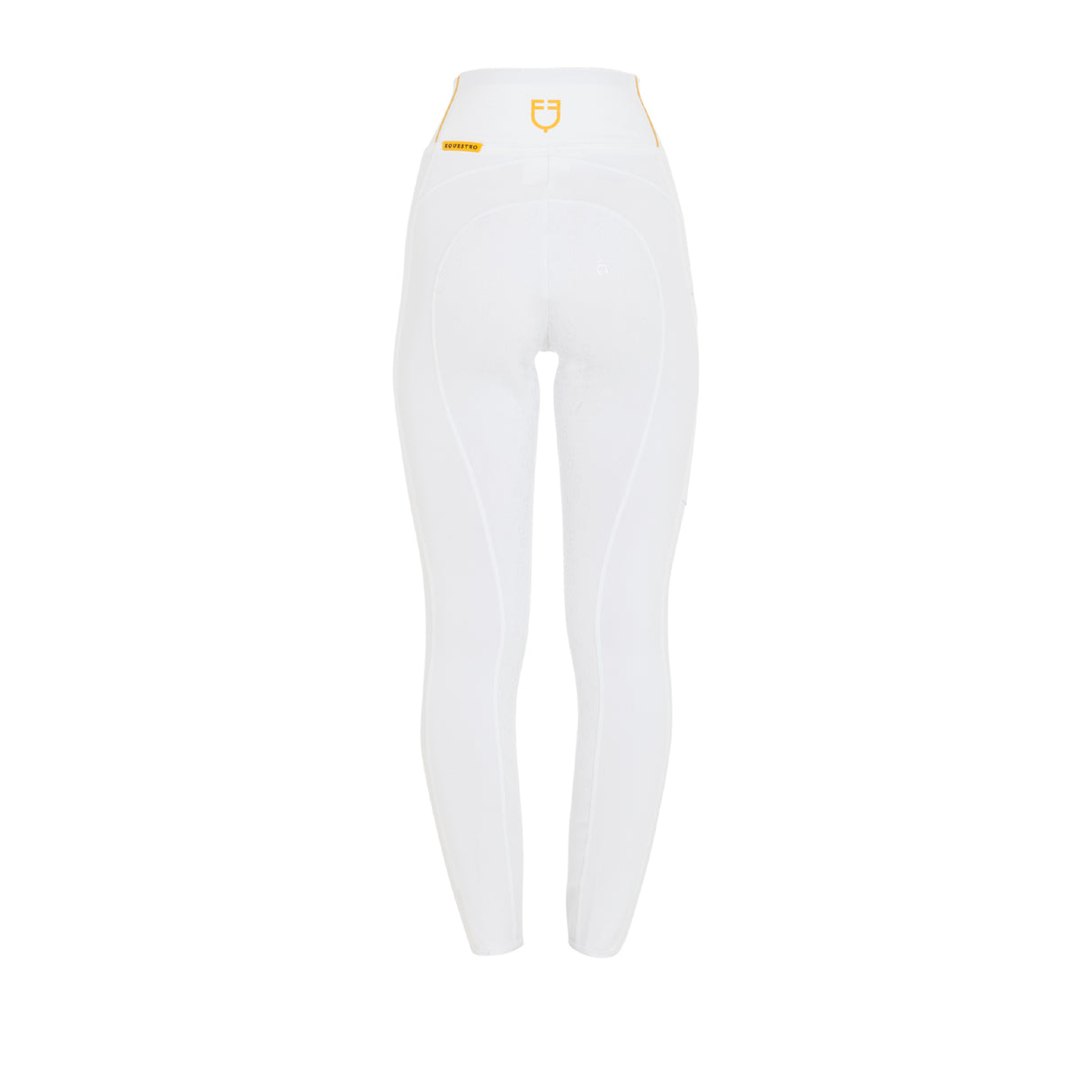Equestro Girls' Slim Fit Grip Leggings With Logo