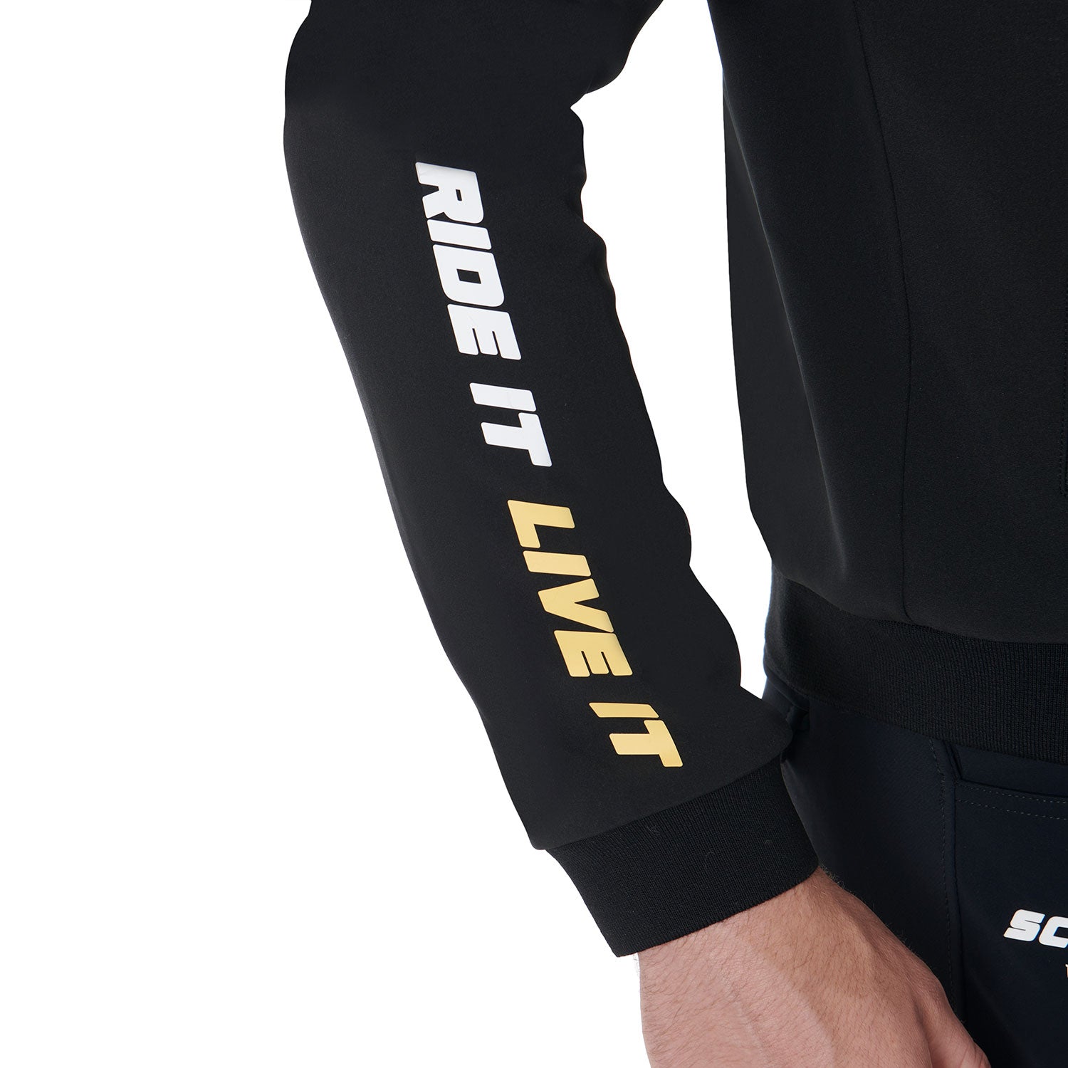 Equestro Scuderia Equestro Men's Jacket Technical Fabric #colour_black