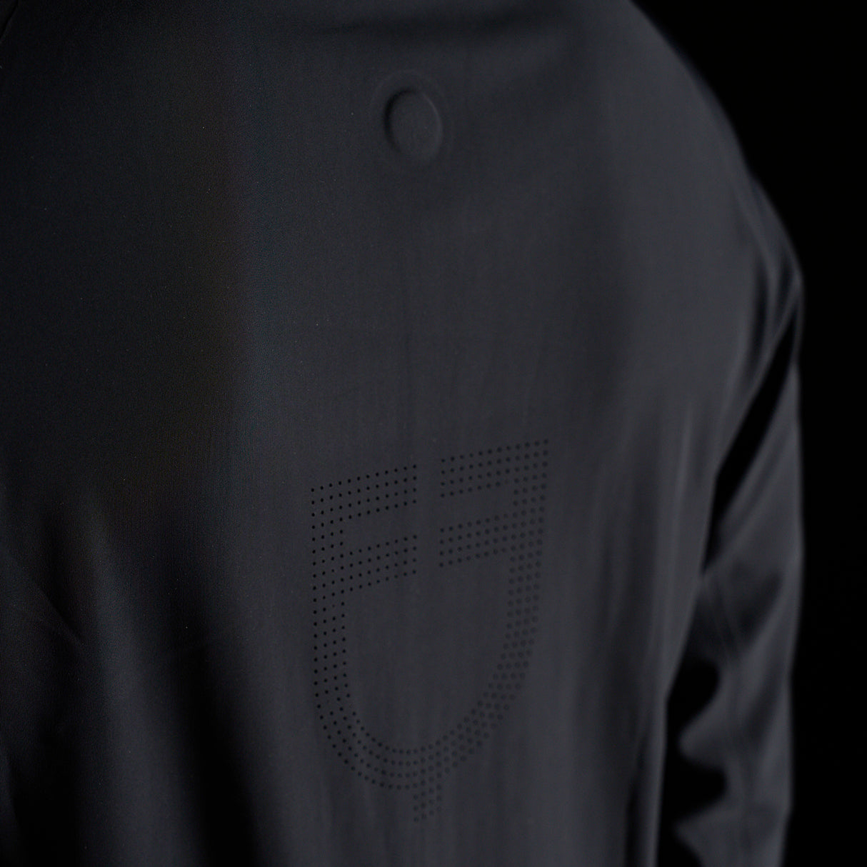 Equestro Equestro Ridertechnology Men's Technical Hooded Sweatshirt #colour_black