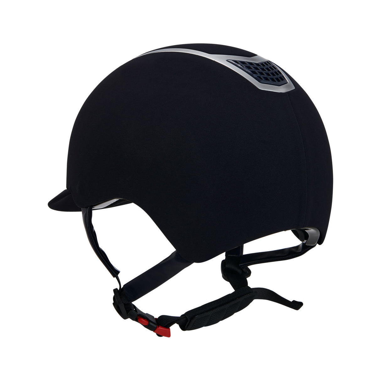 Helmet with colored velvet frame