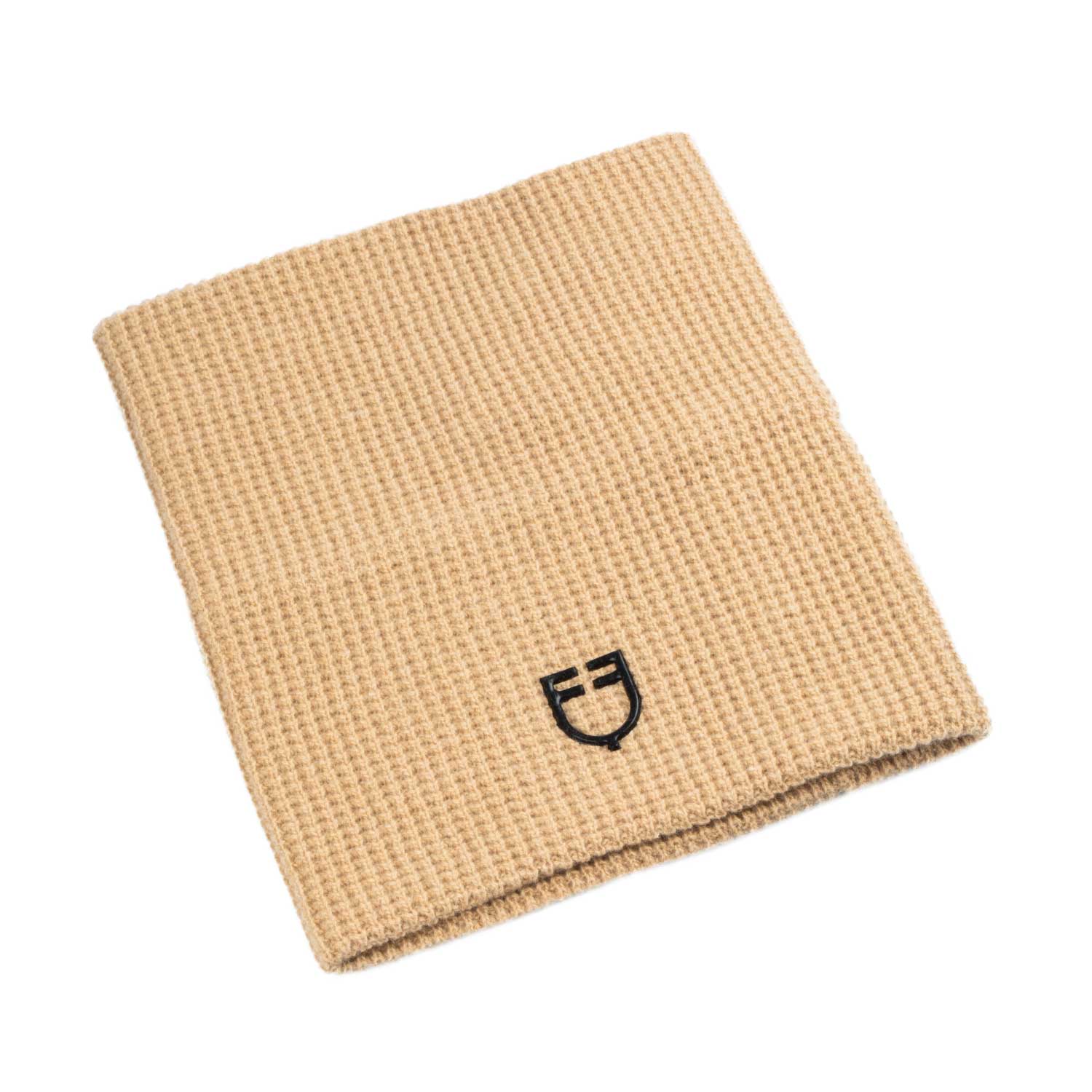 Equestro Unisex Wool Neck Gaiter #colour_beige