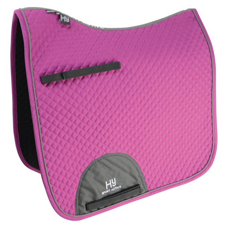 HyWITHER Sport Active Dressage Saddle Pad #colour_cobalt-pink