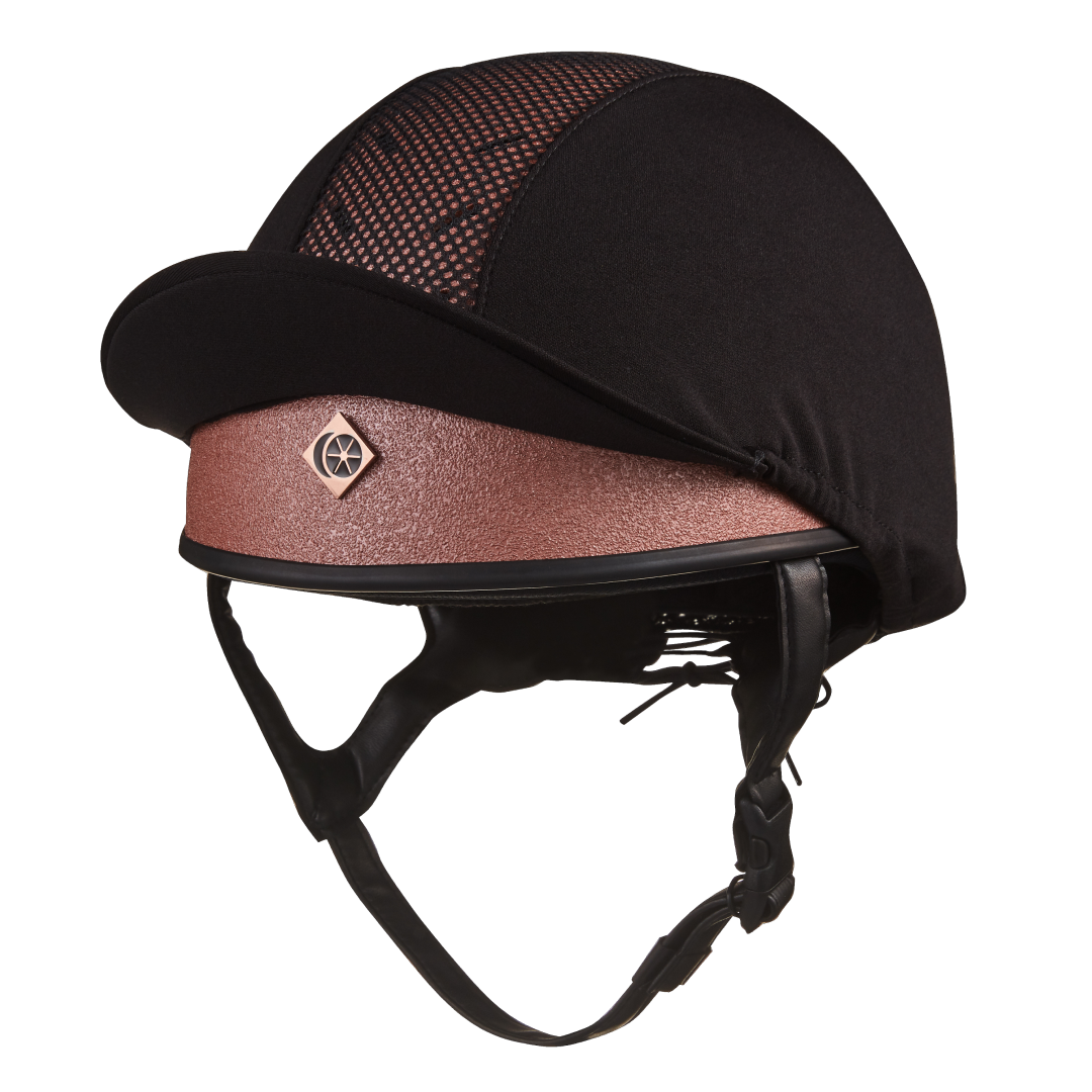Charles Owen Pro II Plus Skull Riding Hat #colour_rose-gold