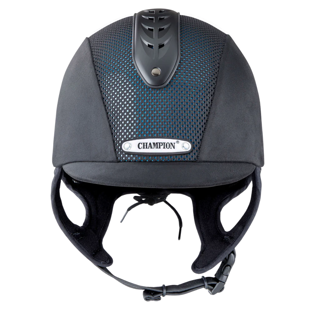 Champion Revolve X-Air Nova Peaked Helmet #colour_black-teal