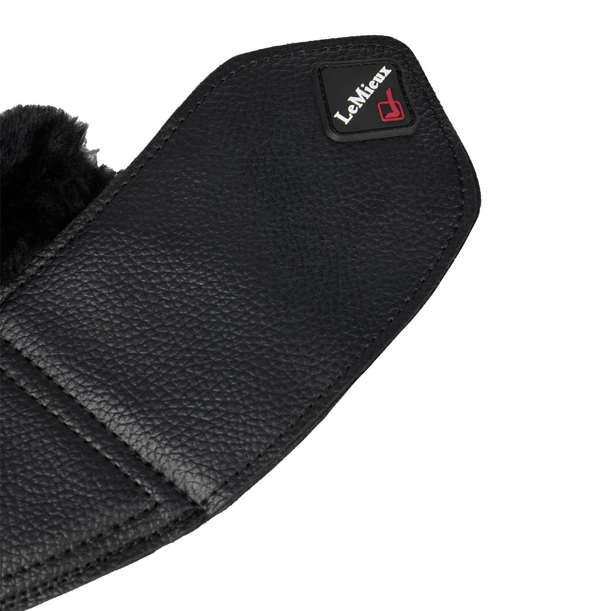 LeMieux Fleece Wrapround Over Reach Boots Black