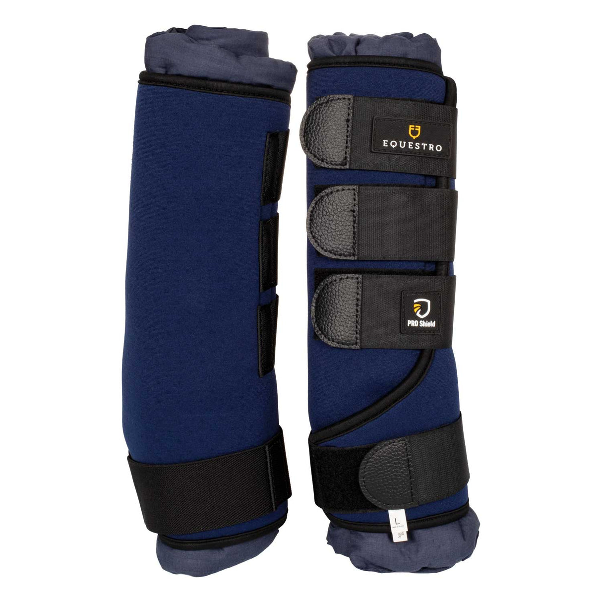 Equestro Neoprene Stable Boots #colour_blue