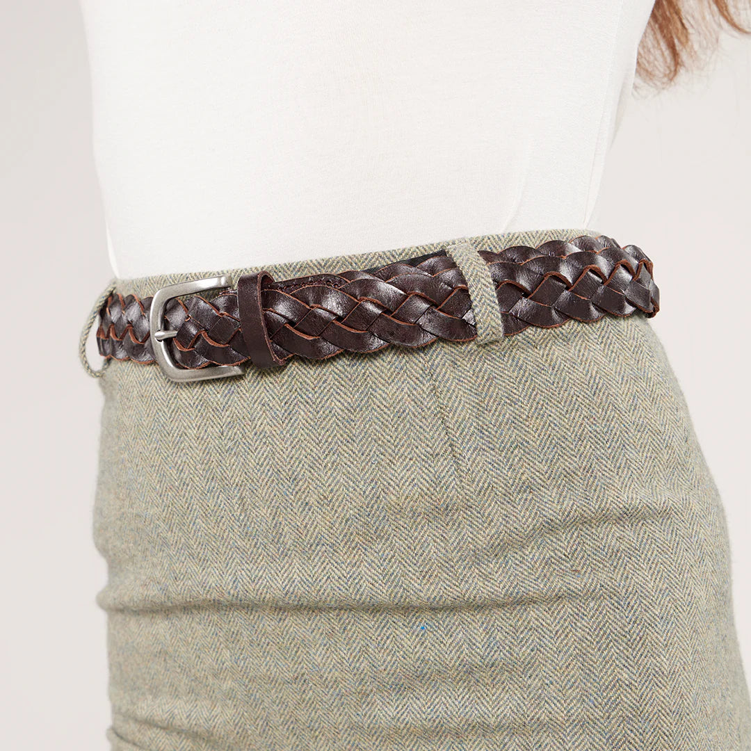 Toggi Philipa Leather Belt #colour_chocolate