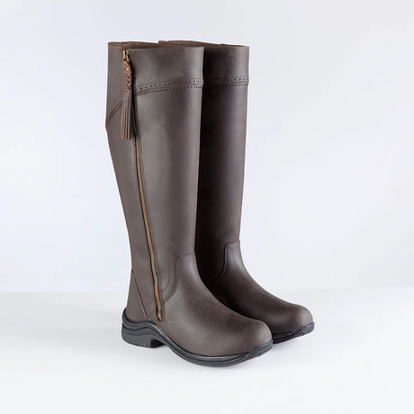 Toggi Rutland WIde Leg Country Boots #colour_chocolate