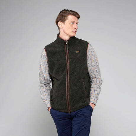 Toggi Tudor Men's Fleece Gilet #colour_forest-green