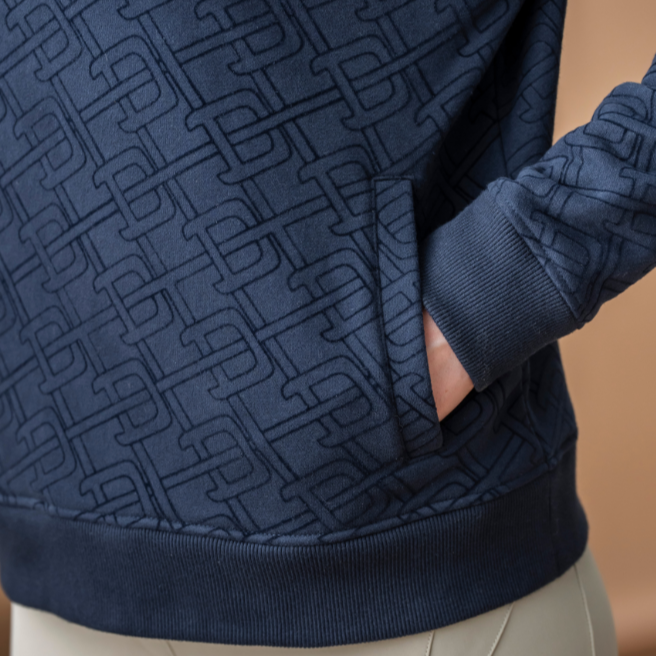 Alessandro Albanese Gabriella Half Zip Sweatshirt #colour_core-navy