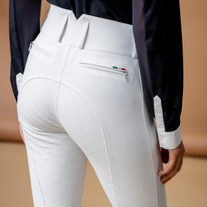 Alessandro Albanese Allora Full Seat High Rise Breech #colour_core-white