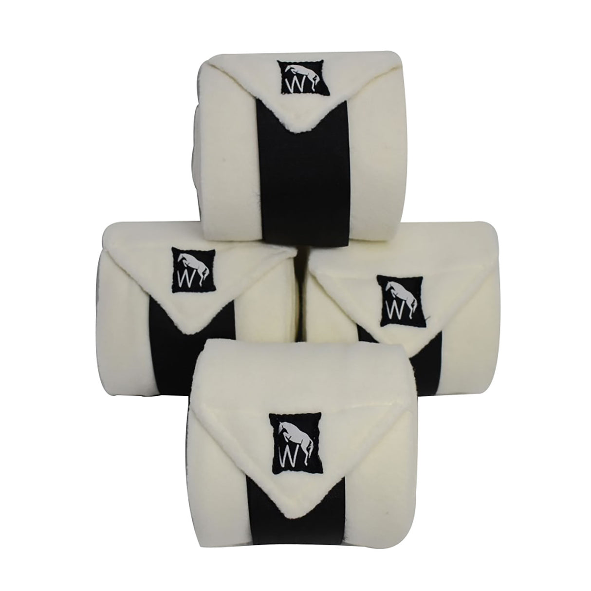 W-Horse Fleece Bandages #colour_white