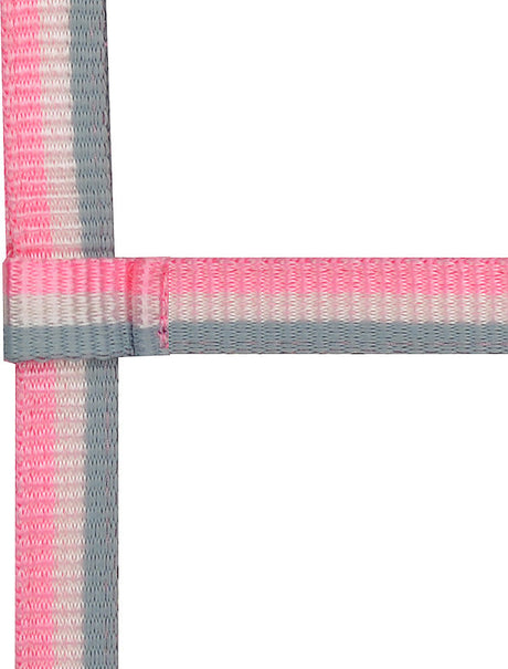 Norton Adjustable Foal Headcollar #colour_grey-white-pink
