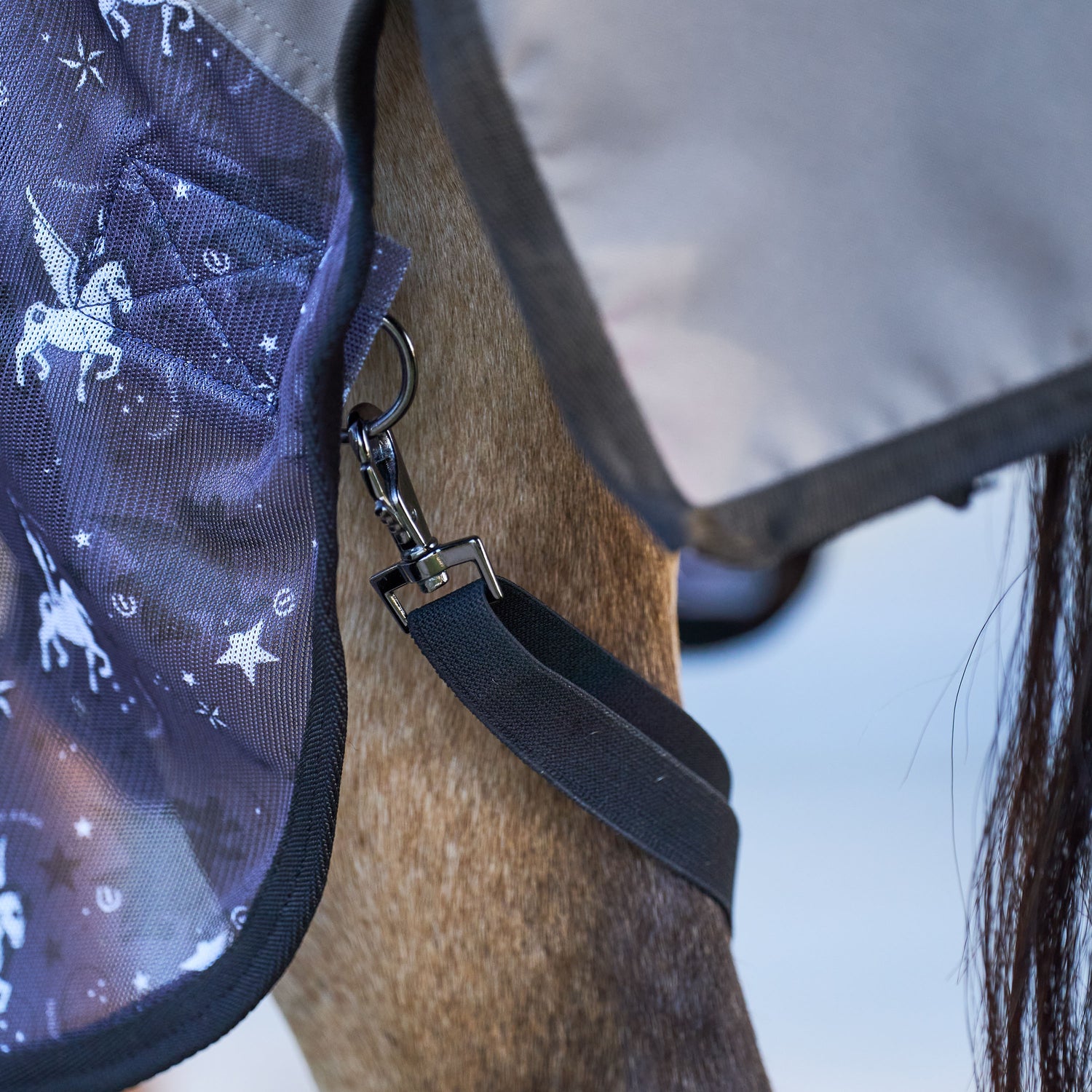 Imperial Riding Super-Dry AOP Rain & Fly Rug #colour_grey-pixie-dust-aop