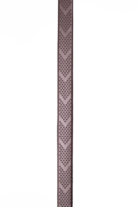 Henry James V-Grip Rubber Reins #colour_havana-brown