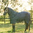 Imperial Riding Super-Dry AOP Rain & Fly Rug #colour_grey-pixie-dust-aop