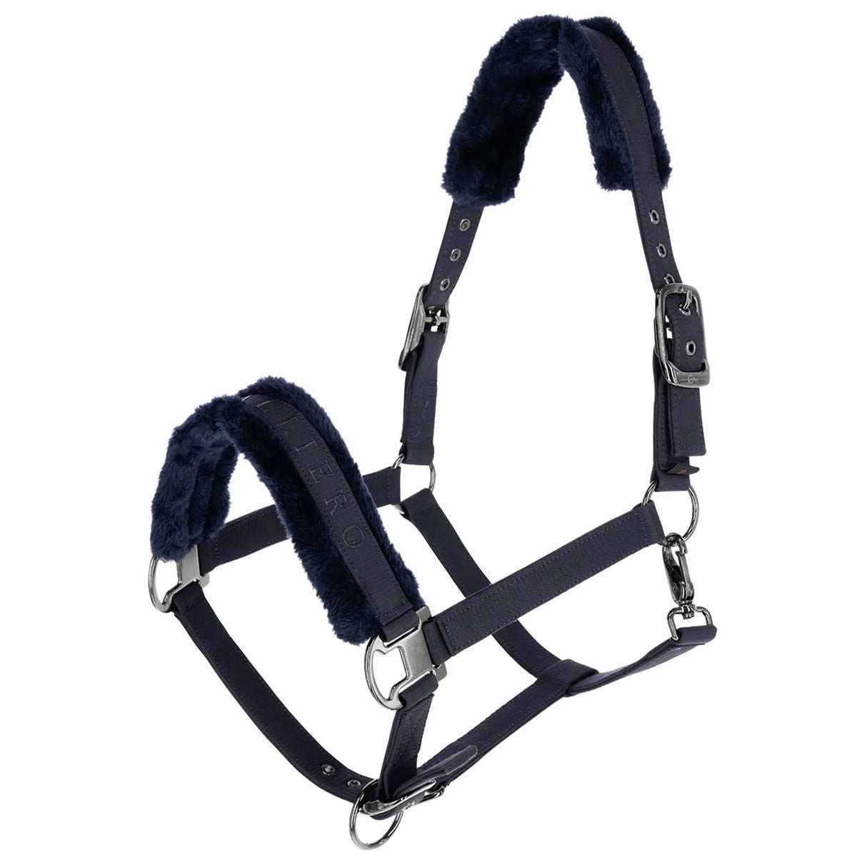 Covalliero Fleece Lined Halter #colour_navy