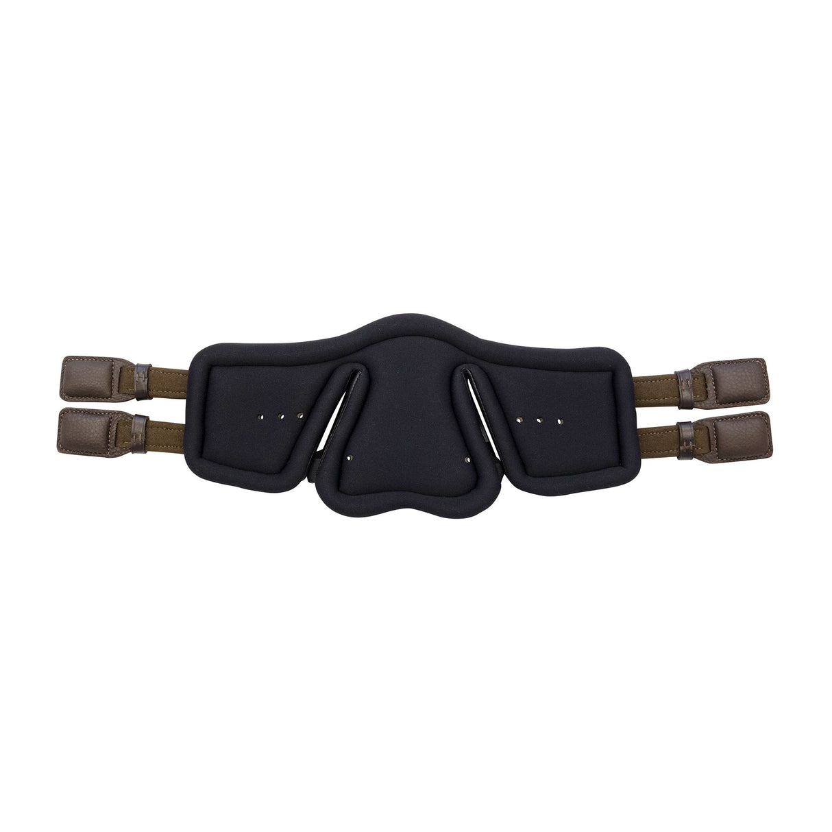 Stubben Equi-Soft® Saddle Girth with Cover - Ebony #colour_neoprene-black