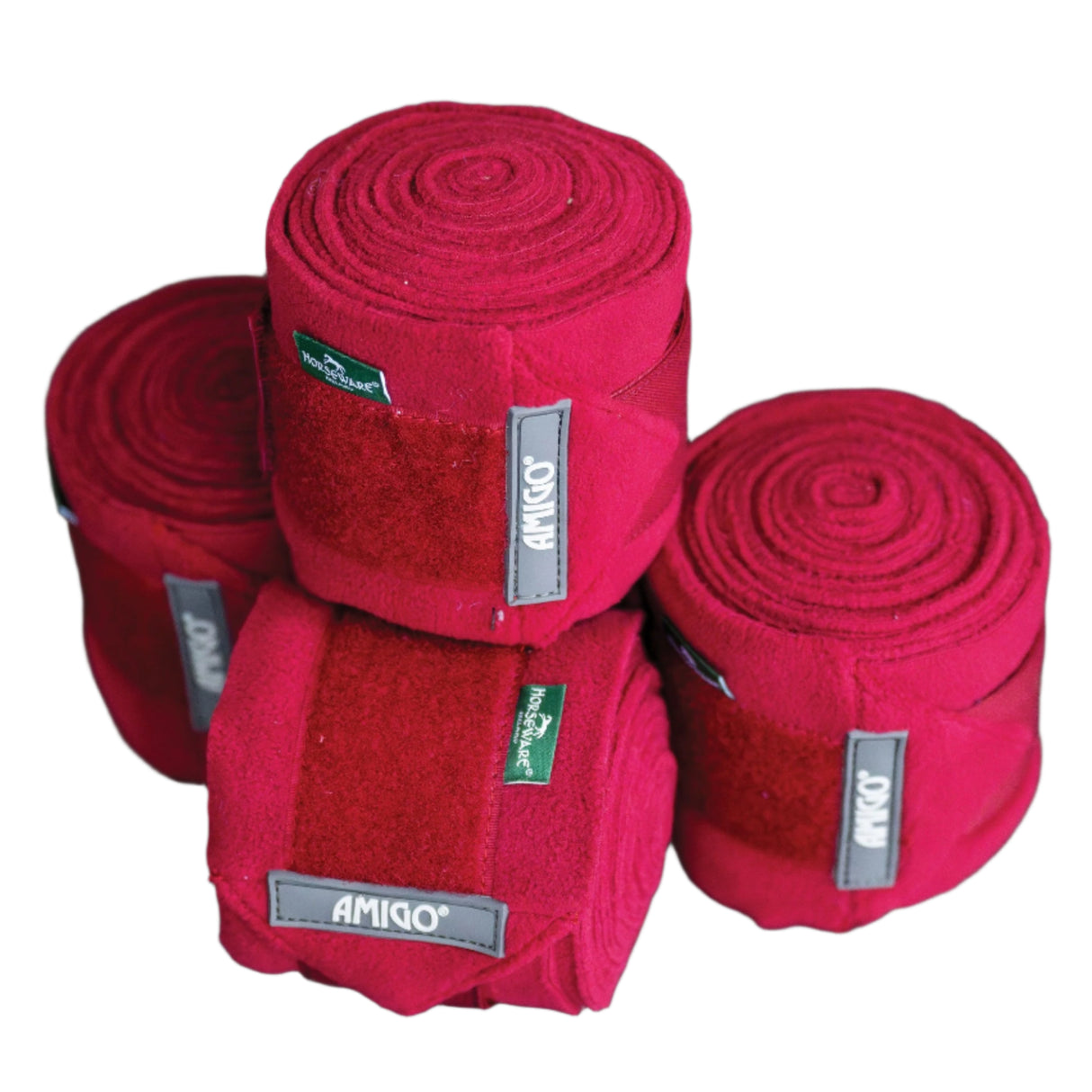 Horseware Ireland Amigo Fleece Bandages #colour_mulberry