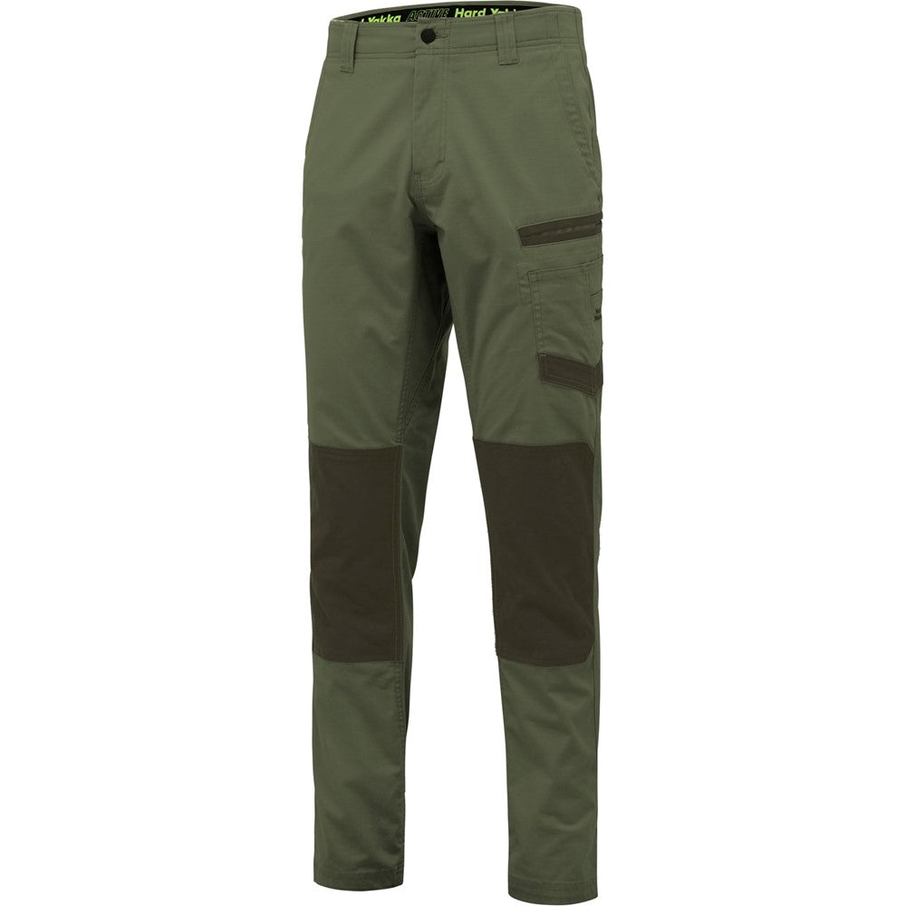 Hard Yakka Raptor Active Pant #colour_military-green