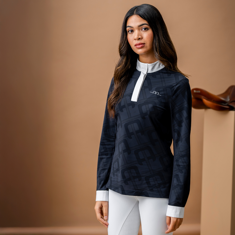 Alessandro Albanese Alcina Long Sleeve Show Shirt #colour_core-charcoal