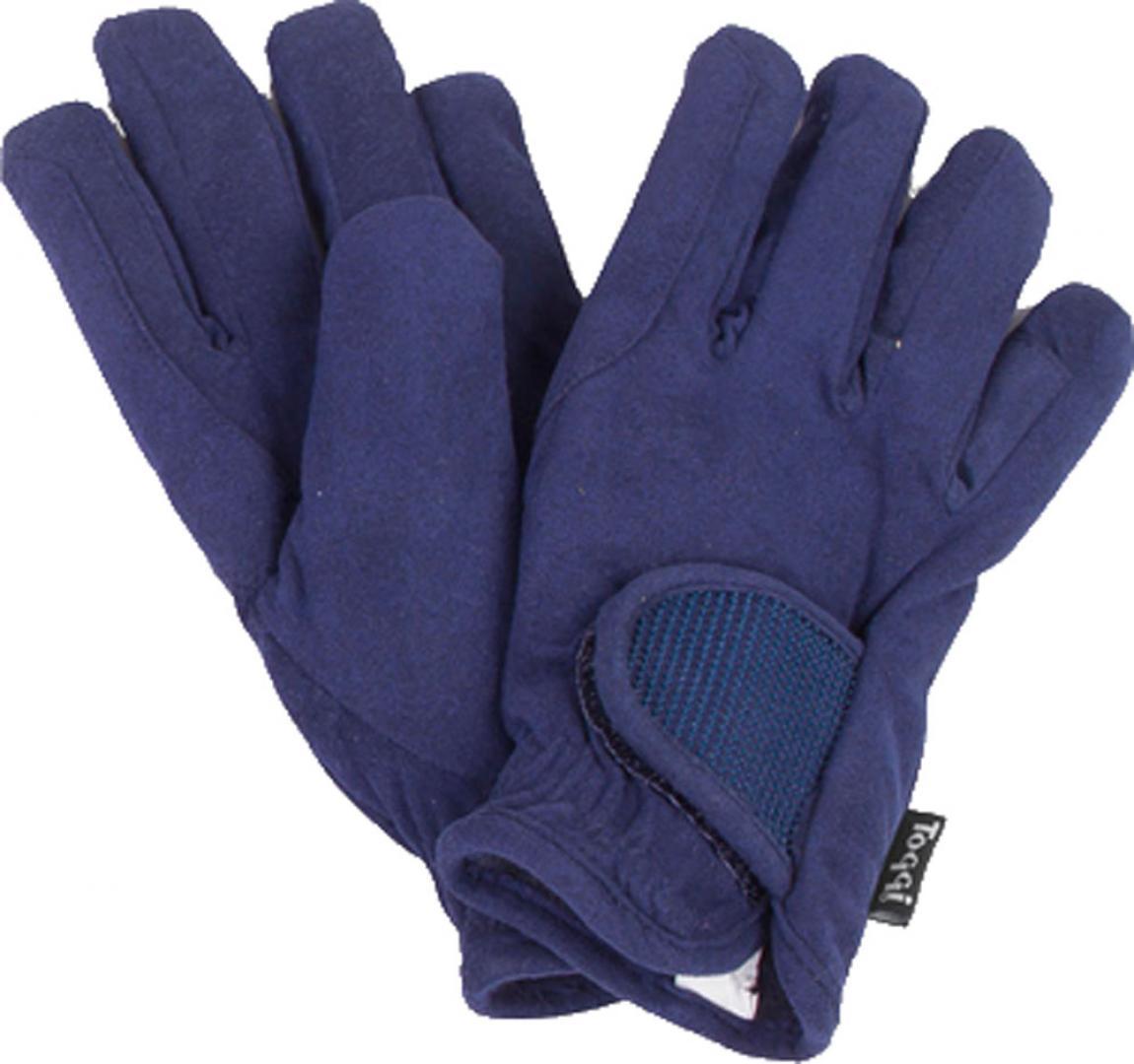 Toggi Children's Glow Fleece Lined Gloves #colour_night-blue