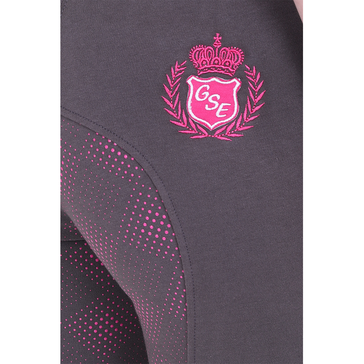 GS Equestrian Carol Damen-Reithose mit Vollbesatz, zweifarbig, Silikon