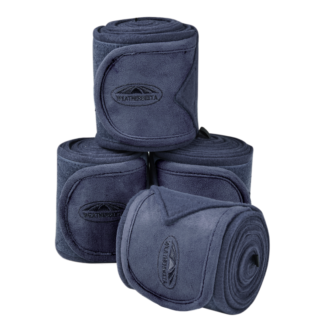 Weatherbeeta Prime Fleece Bandages #colour_blueberry-navy