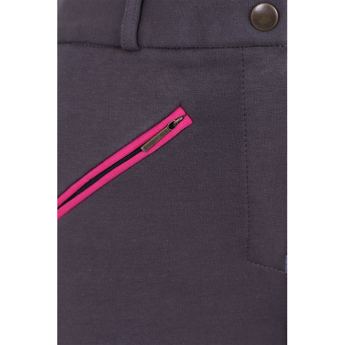 GS Equestrian Carol Damen-Reithose mit Vollbesatz, zweifarbig, Silikon